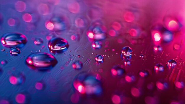 a purple and red background with water droplets and a purple lightBright background transparent wa