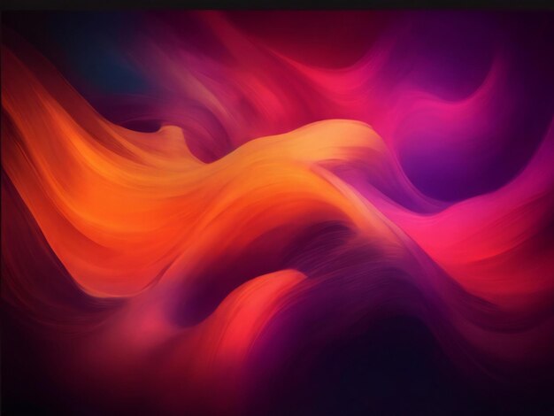 Purple and red beautiful wavy abstract background wallpaper ai generated