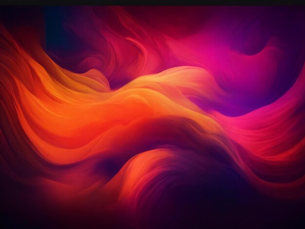 Purple and red beautiful wavy abstract background wallpaper ai generated