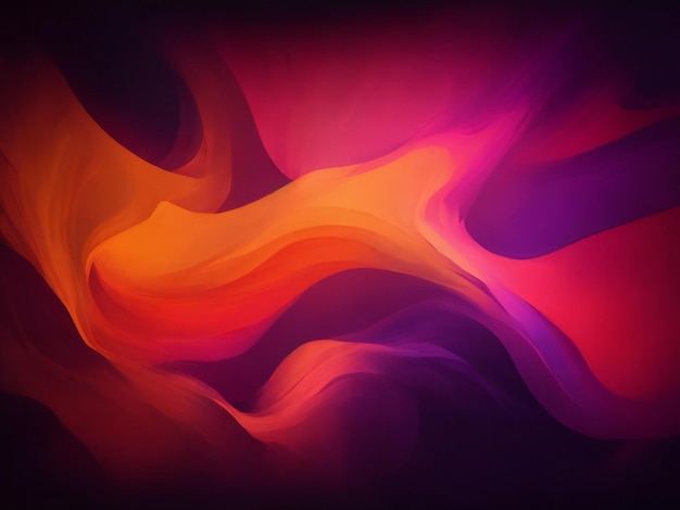 Purple and red beautiful wavy abstract background wallpaper ai generated