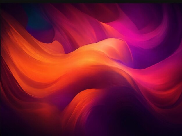 Purple and red beautiful wavy abstract background wallpaper ai generated