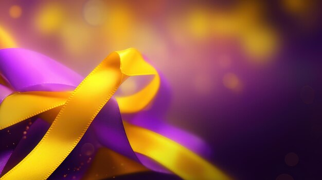 A purple ribbon with the word aids on it
