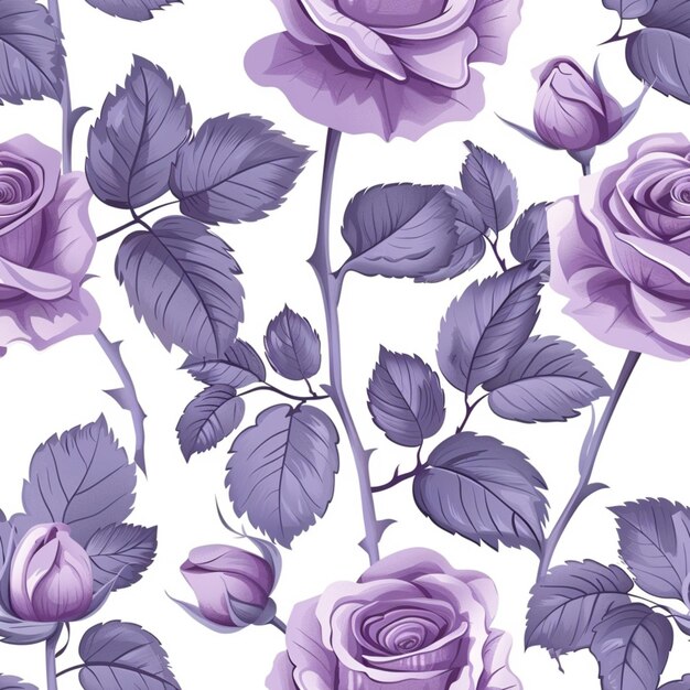 Purple rose 1