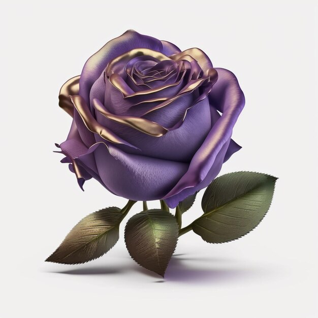 purple rose mockup