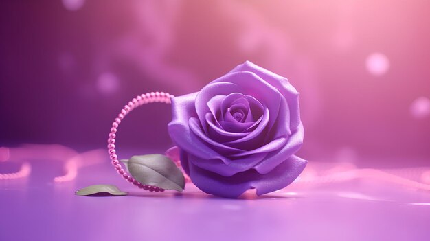 purple rose petals