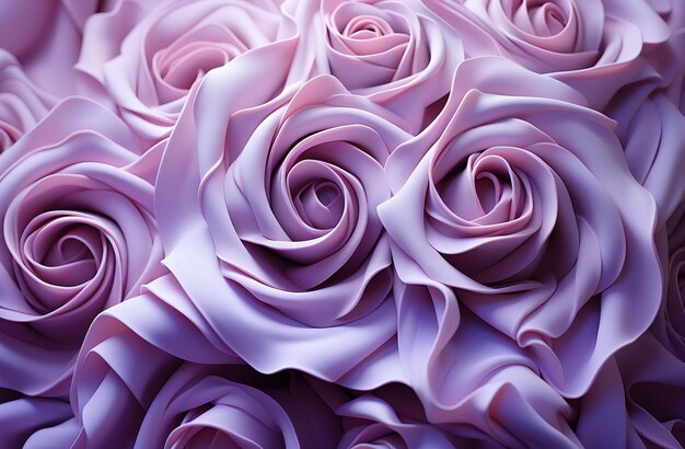 Purple rose wavy background