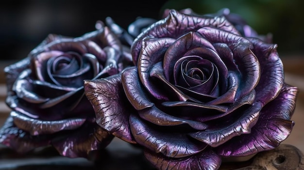 Purple roses are the new black