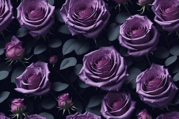 Foto sfondi di rose viola che sono viola