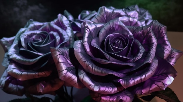 紫色のバラの壁紙
