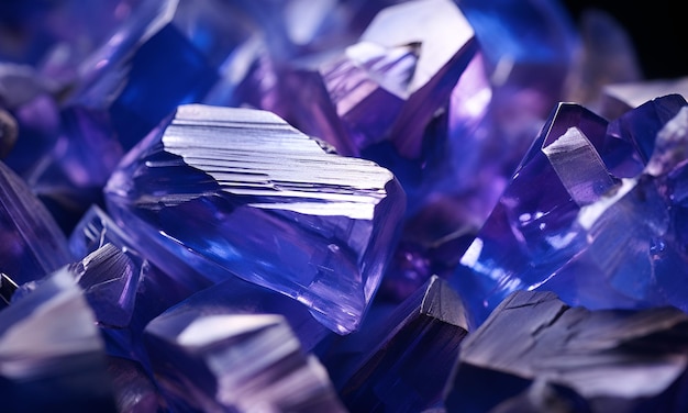 purple sapphire texture crystal