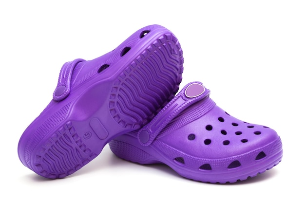 Purple shoes