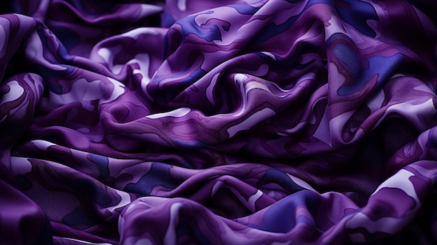purple silk fabric HD 8K wallpaper Stock Photographic Image