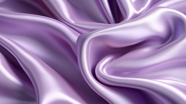 A purple silk fabric with a soft wave pattern.