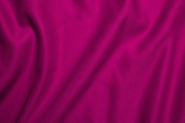 Purple silk folded fabric background