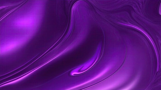 Purple silk wave abstract design for background purple liquid shiny material smooth motion