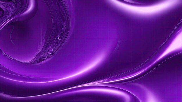 Purple silk wave abstract design for background purple liquid shiny material smooth motion