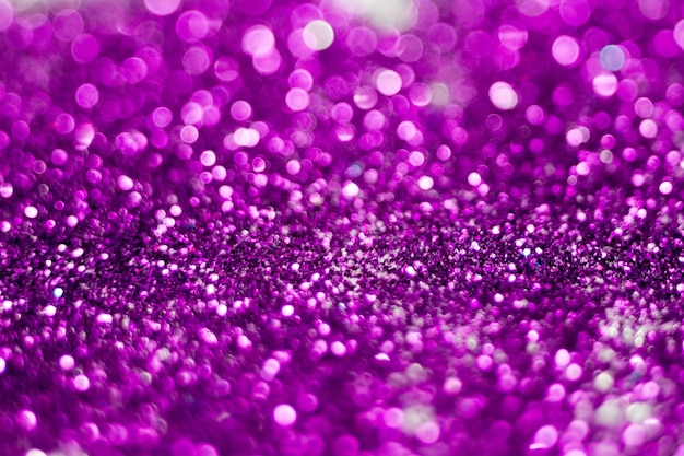 Glitter viola e argento