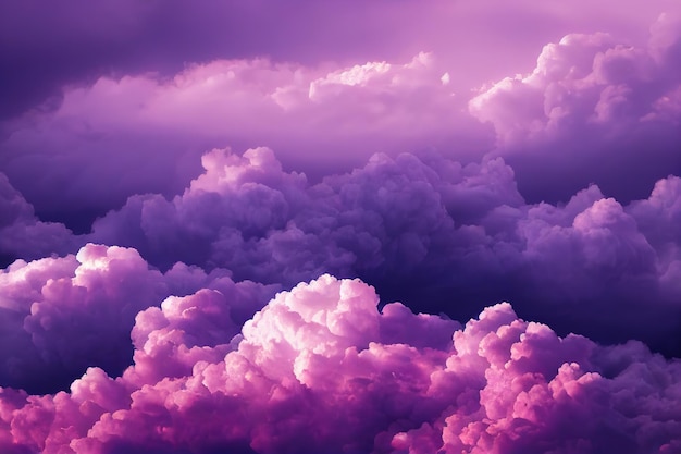 Purple sky background with abstract violet design