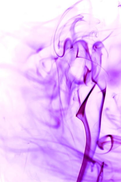 Purple smoke on white backgrounds.