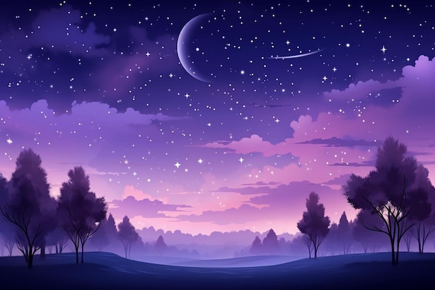 Purple space background design