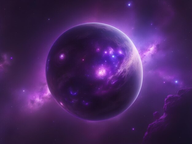 Purple space background