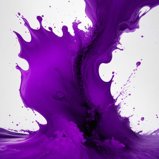 purple splash