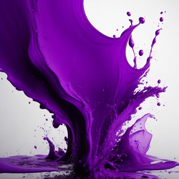 Purple splash