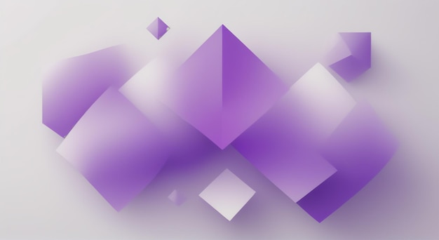 Фото Фиолетовые квадраты на белом фоне