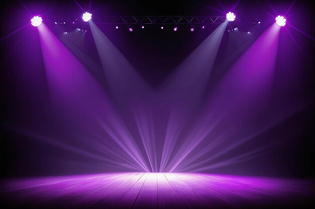 Purple stage light background