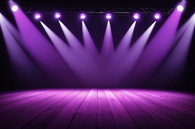 Purple stage light background
