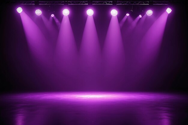 Purple stage light background