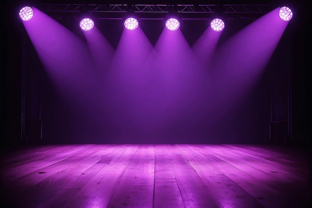 Purple stage light background
