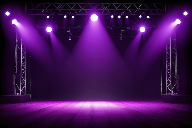 Purple stage light background