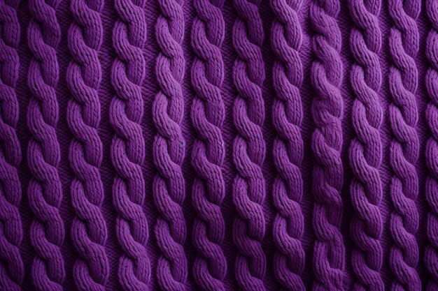 Purple sweater pattern fashion Fiber cover Generate Ai