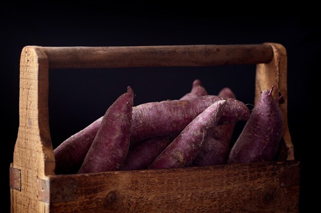 Photo purple sweet potato box