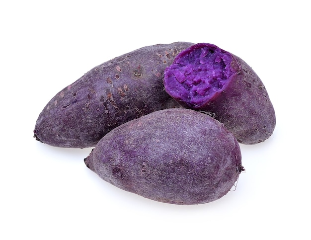 The white sweet potato has a purple inside and the purple sweet potato has  a white inside. : r/mildlyinteresting