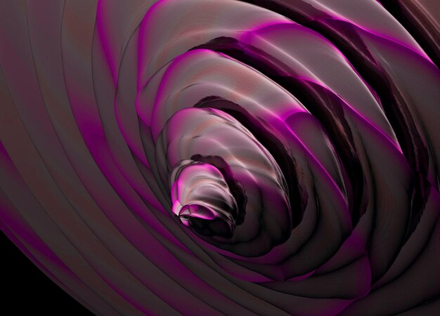 A purple swirl with the word love on it