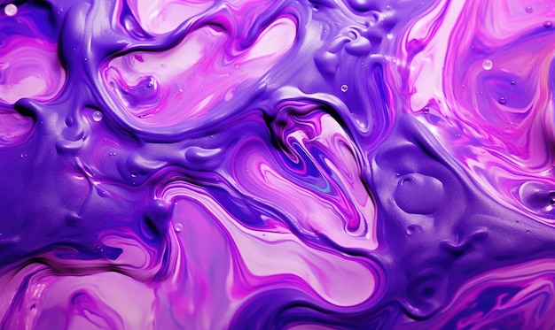 Photo purple swirls wallpaper texture of wave paint background created with generative ai tools