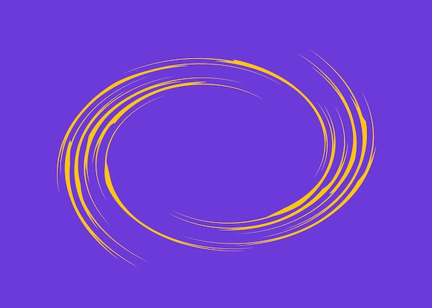 Purple text box for any text with yellow spiral spiral. Circle patterns for decorating and text design, plates.