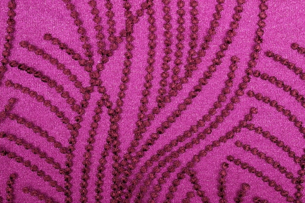 Purple toned abstract fabric texture for background