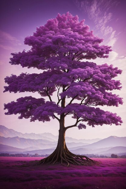 purple treepurple tree hd background