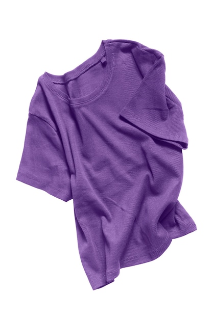 Premium Photo | Purple tshirt isolated