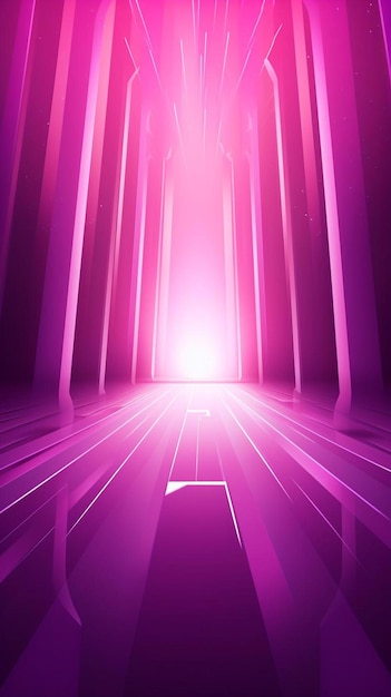 底に白い線が入った紫色のトンネル。