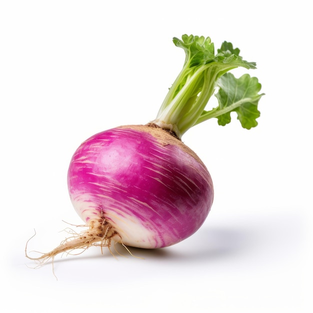 Purple Turnip On White Background Steinheil Quinon 55mm F19