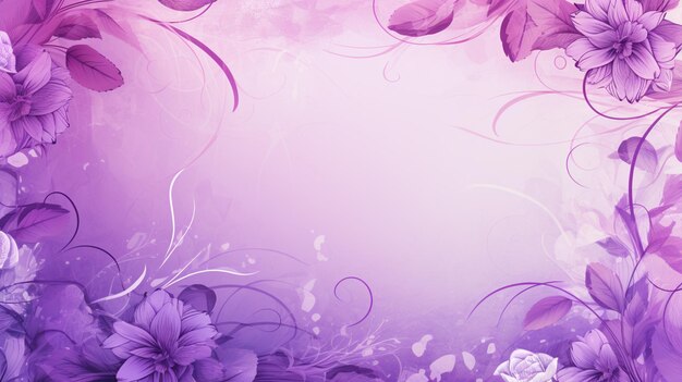 Purple vintage background ornamental flowers