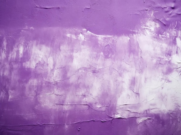 Purple Wall with scratches and whitewash brushstroke texture background