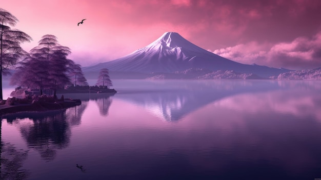 purple wallpaper pink sunrise background