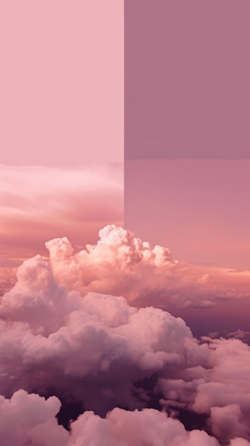 紫の壁紙 ピンクの日出の背景