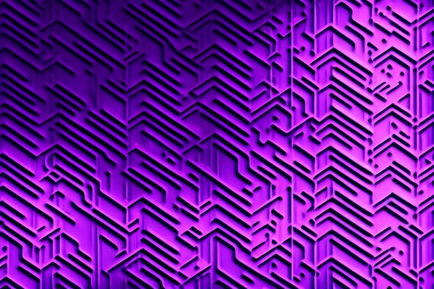 큐브라는 패턴의 보라색 벽지