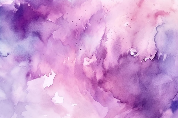 Purple watercolor abstract background